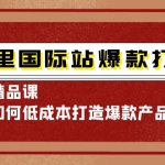 阿里国际站爆款打造系列精品课,教你如何低成本打造爆款产品