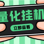 【高端精品】量化全自动挂机项目，单号一天50起【详细教程】