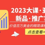 2023大课·亚马逊新品·推广实战：价值百万美金的精简课程，简单粗暴！