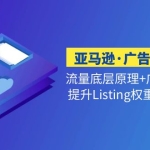 亚马逊·广告投放技巧流量底层+广告漏斗逻辑+提升Listing权重 Acos<10%