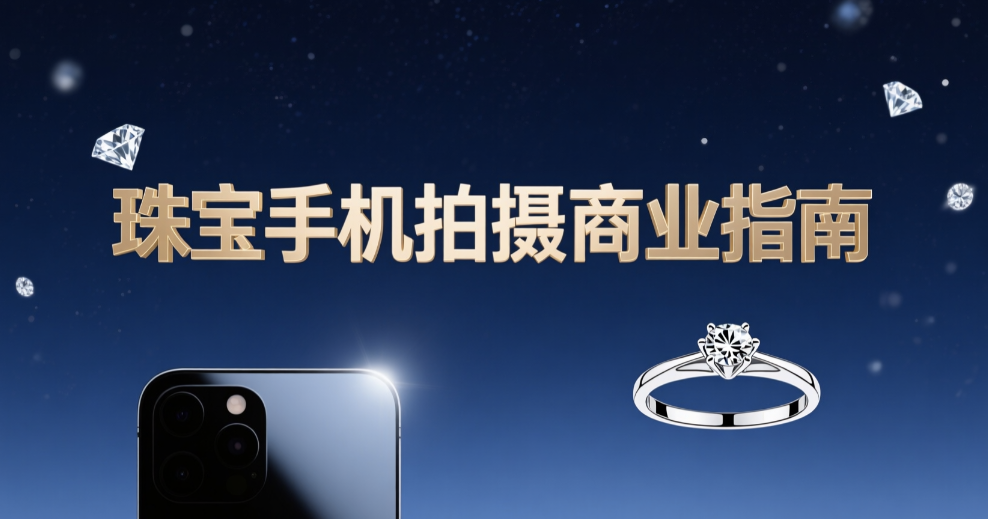 珠宝手机摄影速成班：零成本拍出高质感珠宝商业大片！